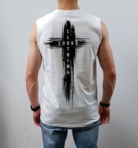 Image 3 of MESSY CROSS - WHITE
