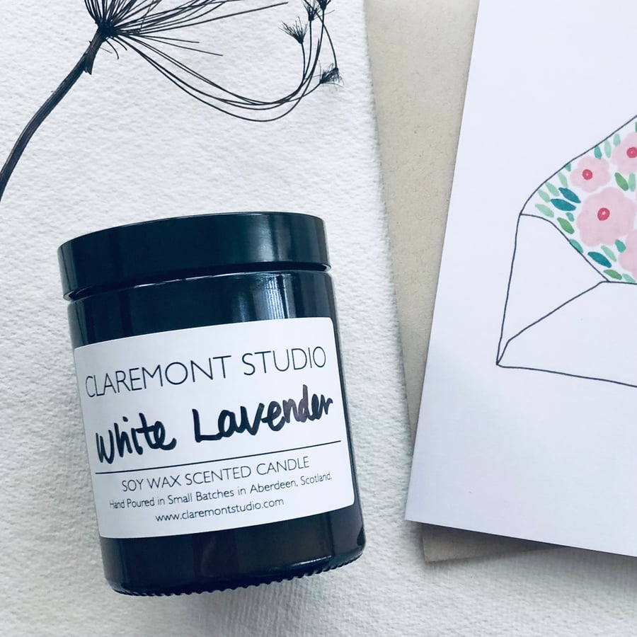 Image of White Lavender Candle