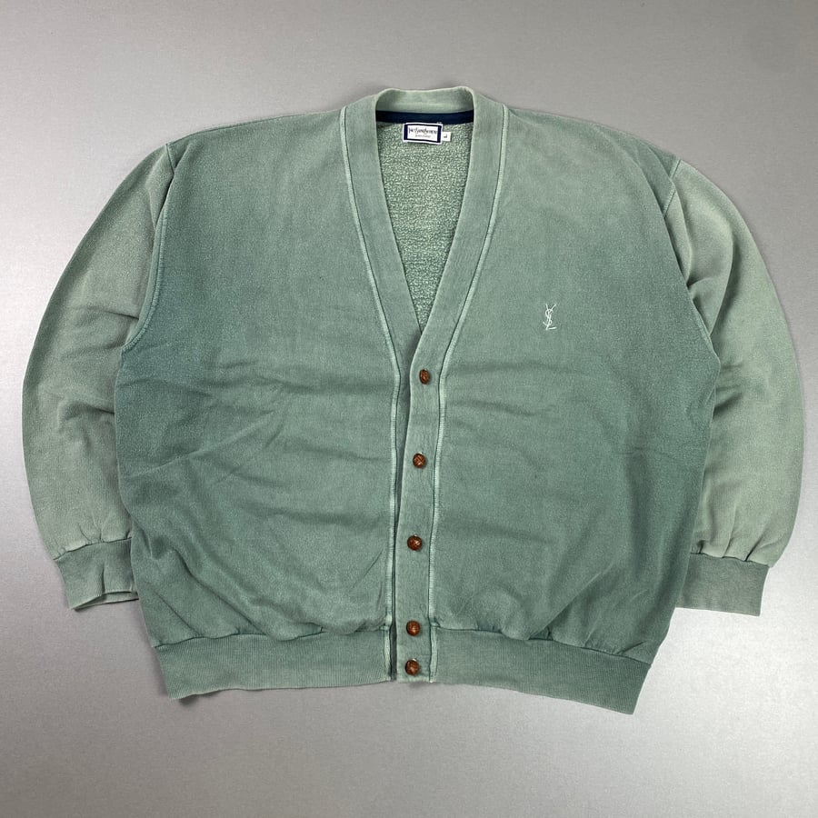 Image of YSL button up cardigan, size large