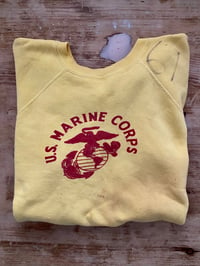 Image 1 of 60s USMC CUTOFF SLEEVES SWEATSHIRT