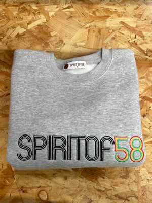 Image of Spirit of 58 Unisex Sweatshirt Light Grey 