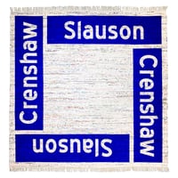 Crenshaw + Slauson Intersection Rug