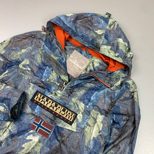 Image of Napapijri 1/4 zip up jacket, size large