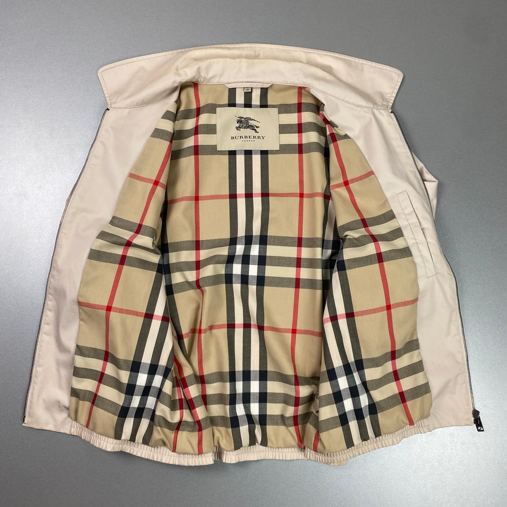 Image of Burberry London harrington jacket, size large