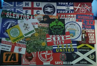 Image 1 of Pack of 25, 50  or 100 random football/ultras stickers. 