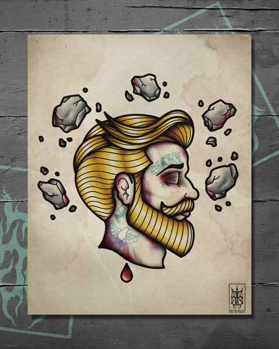 "STEPHEN" PRINT (MARTYR SERIES)