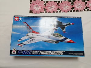 Image of tamiya 61102 1/48 F16C BLOCK 32/52 Thunderbirds