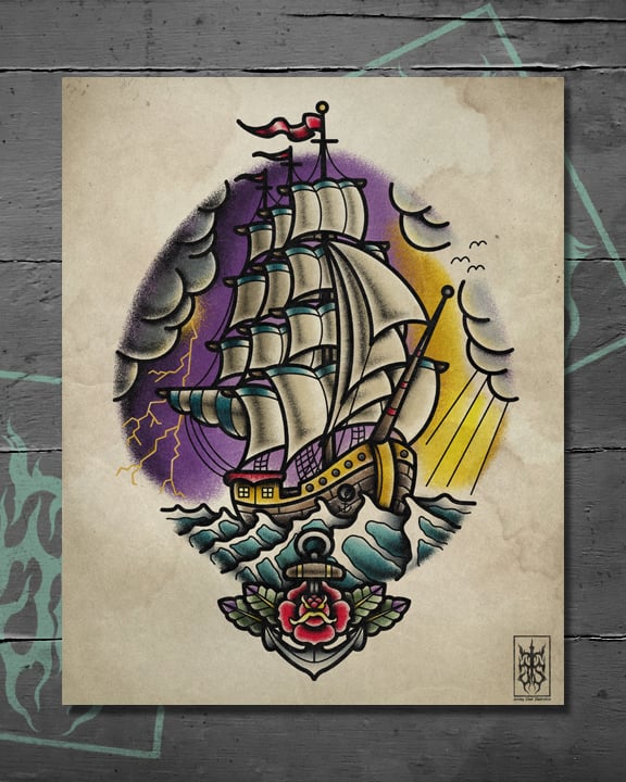 "STORM BE STILL" PRINT