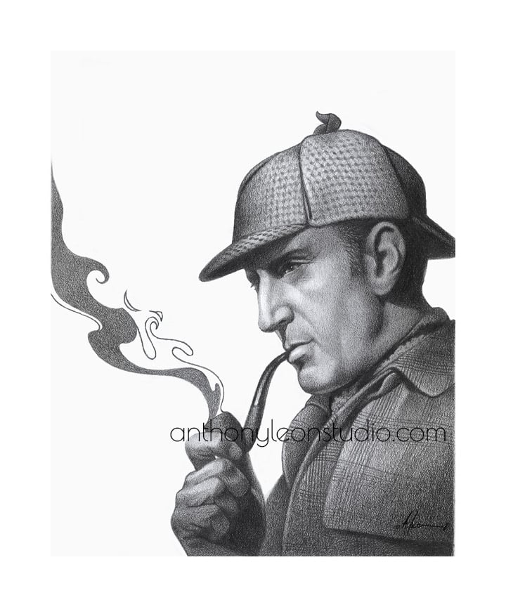 Sherlock Holmes portraits | Anthony Leon Studio