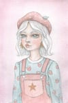 Strawberry Girl 4x6 print