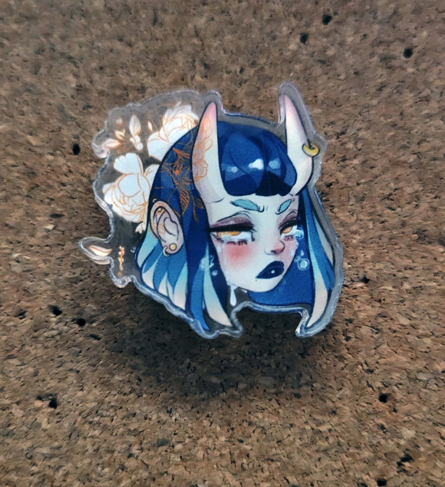 Image of Demon tears Pin