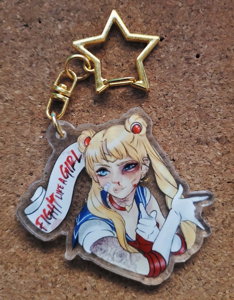 Image of Usagi Superheroine charm