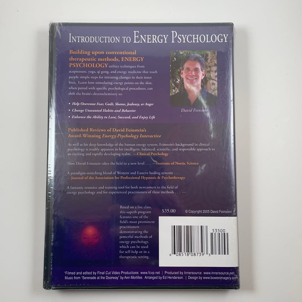 Intro to Energy Psychology 2 DVD Program by Dave Feinstein PHD *New*