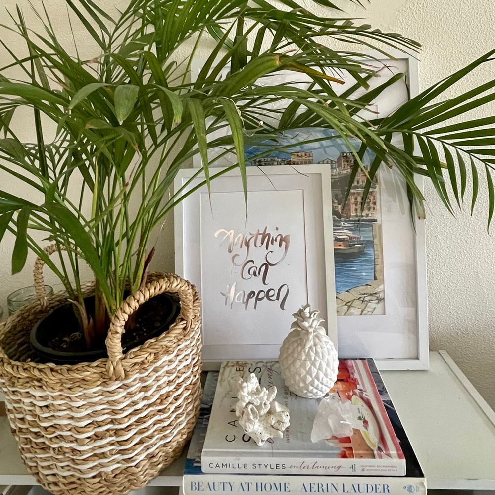 Image of ANYTHING CAN HAPPEN A4 SILVER FOIL PRINT