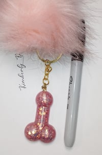 Rosy Gold Penis Keychain(GOLD)