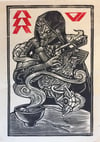 Cayde 6 Block Print