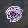 Sticker 'you make my heart go stututu♥'
