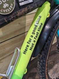 Image 1 of Here for a good time, not a fast time sticker