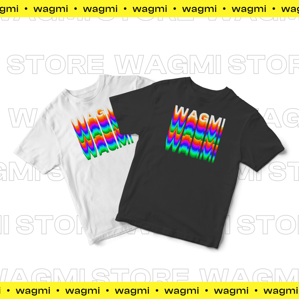 Image of WAGMI Rainbow Tshirt