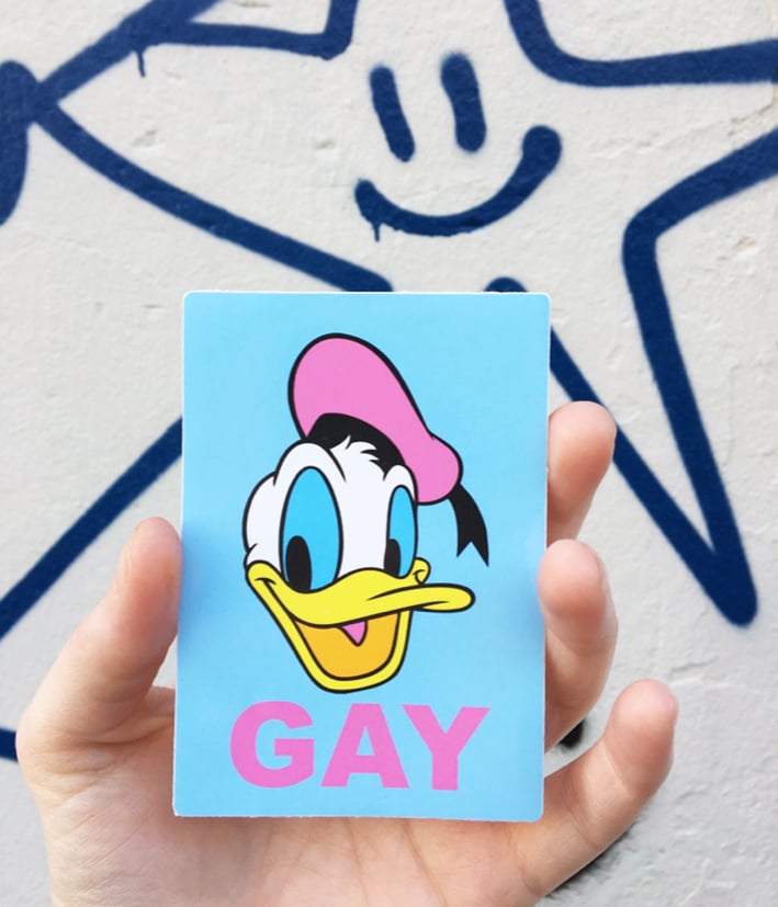 Image of Gay Donald Sticker