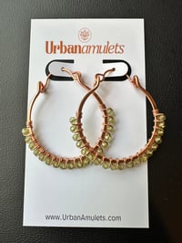 Image 1 of Peridot Swing Earrings