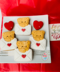 Image 1 of Valentines teddy love letter