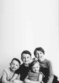 Image 1 of Kids Black and white mini or add the whole family 
