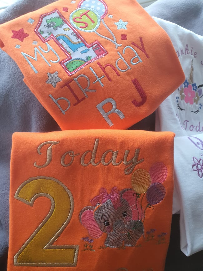 Personalised Birthday Number's T-Shirt