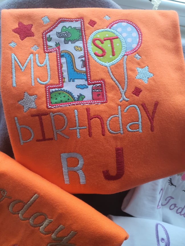 Personalised Birthday Number's T-Shirt