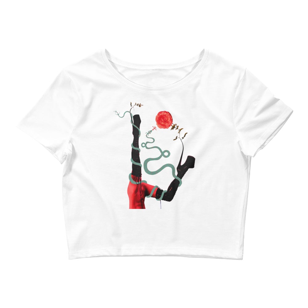 Leggy Rose Crop Top | GoH Boutique