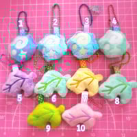 Image 2 of leaf and fossil plush charms