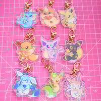 Image 2 of eeveelution drinks holo charms