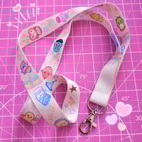Image 3 of gyroid lanyard