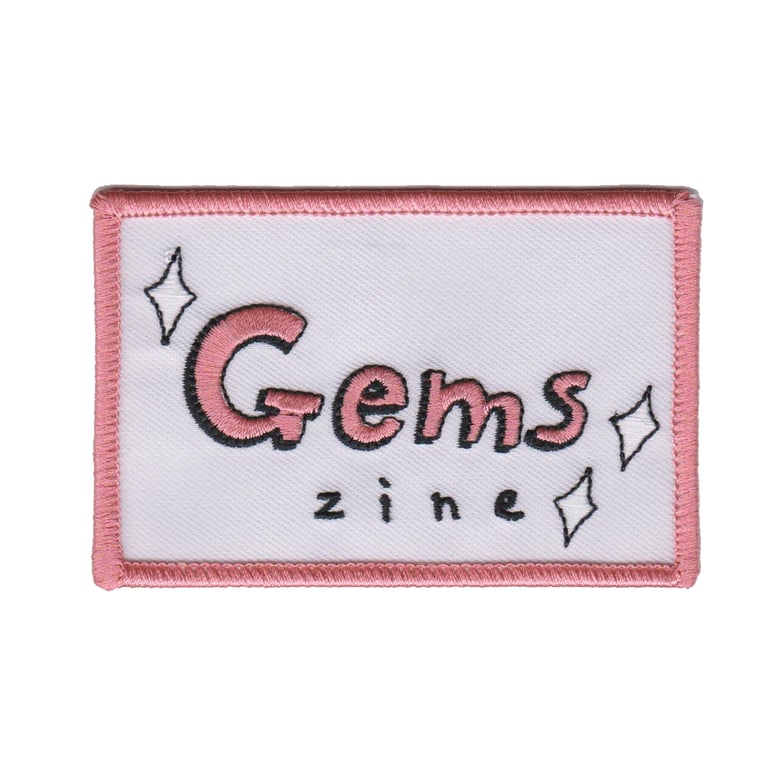Image of Gems zine patch