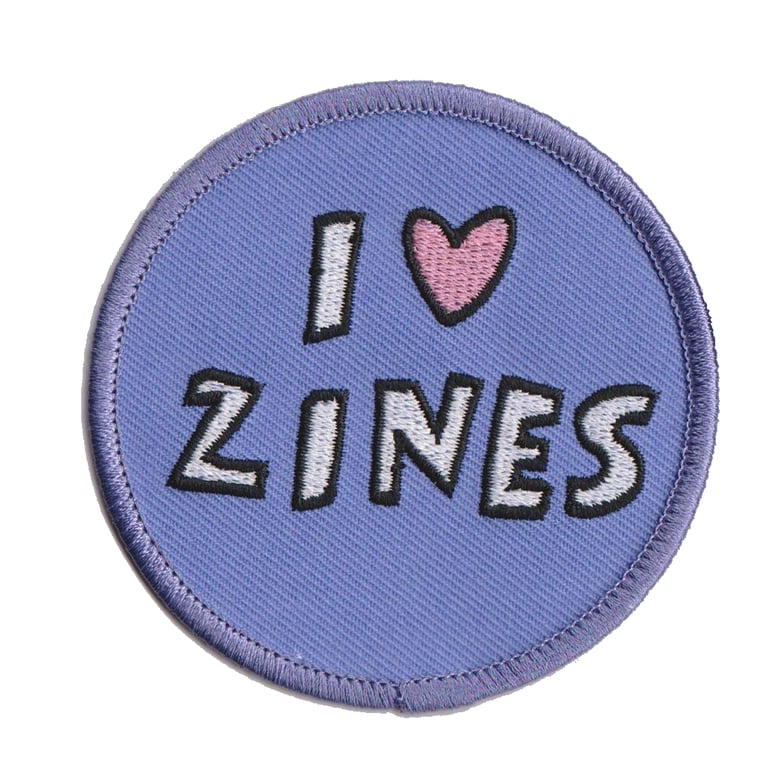 Image of I love zines patch