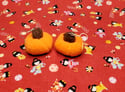 Pumpkin and Sushi Plush Earrings