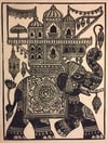 A Moving Palace Block print