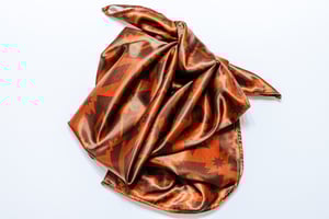 Image of Aztec Satin Wild Rag