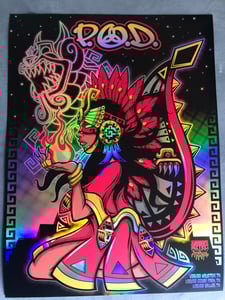 Image of P.O.D. VIP poster (Rainbow Foil) Variant