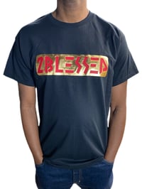 Image 2 of 2Blessed Foil (3D) logo Short Sleeve Black T-shirts