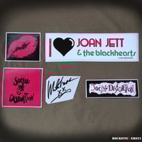 Image 2 of Mike Ness guitar stickers Gibson SG replica vinyl decal Social Distortion, Joan Jett