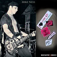 Image 1 of Mike Ness guitar stickers Gibson SG replica vinyl decal Social Distortion, Joan Jett