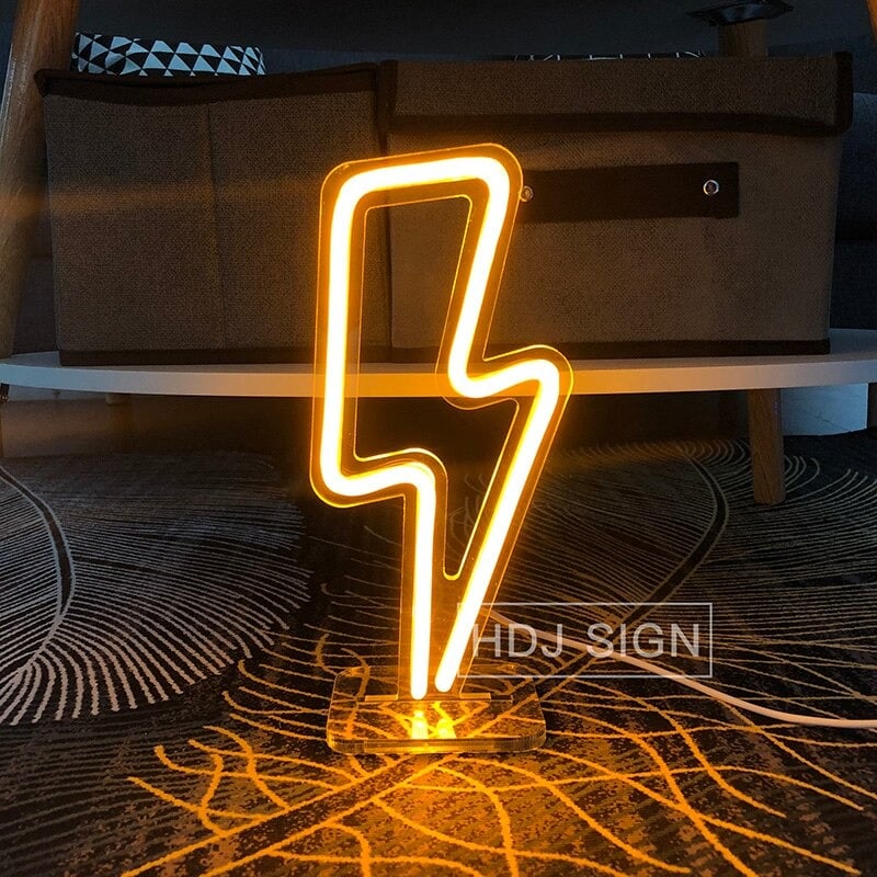 LED Lightning Bolt Custom HDJ Design