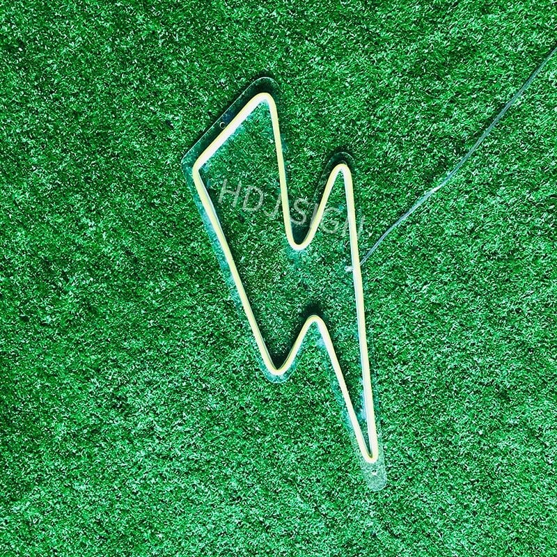 Large LED Lightning Bolt Custom HDJ Design
