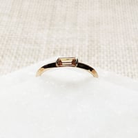 Image 1 of Eco Gold Baguette Ring