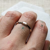 Image 3 of Eco Gold Baguette Ring