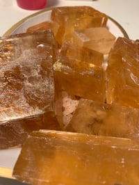 Image 1 of Honey Calcite Blocks