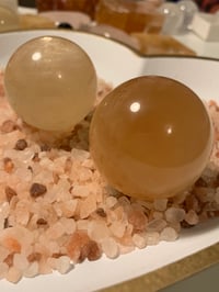 Image 1 of Honey Calcite Spheres