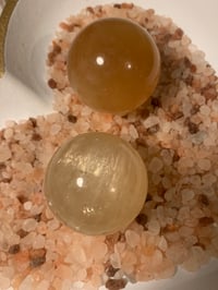 Image 2 of Honey Calcite Spheres