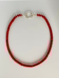 Image 2 of DISC CORAL NECKLACE